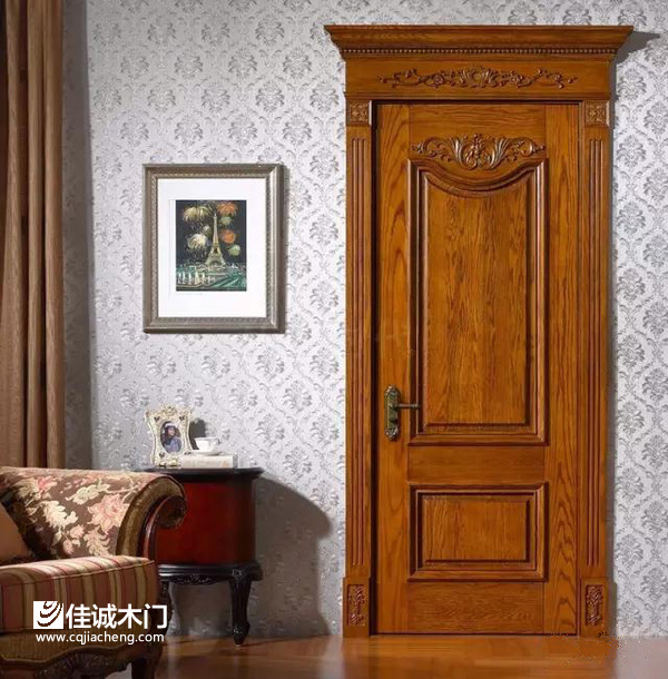重庆佳诚木门：精致雕花木门