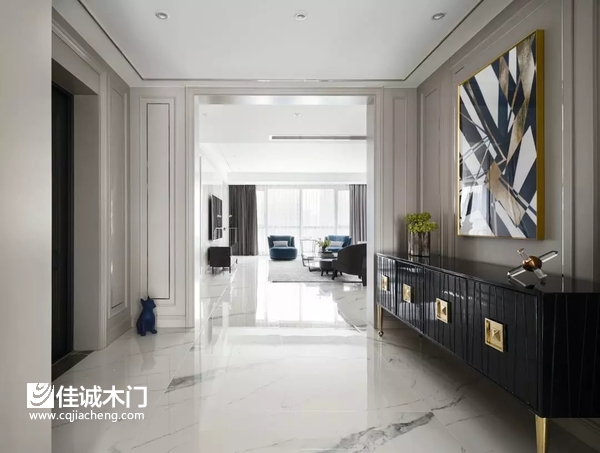 重庆佳诚木门 玄关展示